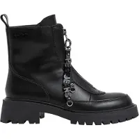 Pepe Jeans für Damen. PLS500048 Stacy Feel Lederstiefel schwarz (37), 5 bis 8 cm, Reißverschluss, Lässig