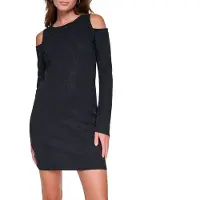 DKNY Dw9500835 Langärmliges Kurzes Kleid