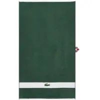 Lacoste Handtuch "LCASUAL", vert, B:55cm L:100cm, Frottier, Obermaterial: 100% Baumwolle, Handtücher, Handtuch, mit Label-Applikationen und Bordüre