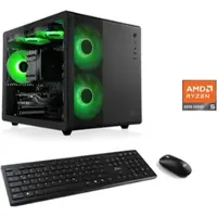 CSL PC "Cube V24217", schwarz, Microsoft Windows 11 Home (64 Bit), GeForce RTX 3050, 16 GB RAM 500 GB SSD, Desktop-PCs, PC