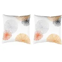 Home wohnideen Dekokissen "SCOPPIO" Gr. 2, orange (orange, bedruckt), B:50cm L:50cm, Polyester, Dekokissen_Sitzkissen_Kissenhüllen, Dekokissen, Kissenhülle ohne Füllung, 1 Stück
