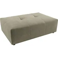 Candy Polsterhocker 3C "Yoshy", grün (oliv), B:120cm H:41cm T:83cm, 100% Polyester, Hocker, Polsterhocker, Passend zur Serie Yoshy