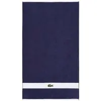 Lacoste Handtuch "LCASUAL", marine, B:55cm L:100cm, Frottier, Obermaterial: 100% Baumwolle, Handtücher, Handtuch, mit Label-Applikationen und Bordüre