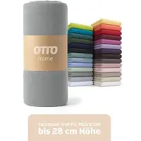 Otto Home "BLACKBERRY in PREMIUM und BASIC Qualität, 100% Baumwolle" für hohe Matratzen bis 28 cm, Bettlaken, Spannbetttuch, Boxspring