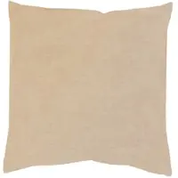Home wohnideen Dekokissen "ELMER 1ER PACK MIT FÜLLUNG" Gr. 2, beige (natur, unifarben), B:50cm L:50cm, Polyester, Dekokissen_Sitzkissen_Kissenhüllen, Dekokissen