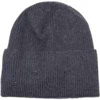 StyleBREAKER Strickmütze "Strickmütze mit Rippenmuster und Rissen", Herren, blau (jeansblau), 100% Polyacryl PAN., Modisch, Mützen Strickmütze