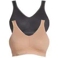 Anita Sport-BH "Sport BH light & firm", Damen, Gr. 90, Cup A, bunt (schwarz beige), Stoff, Obermaterial: 80% Polyamid PA. 20% Elasthan EL., BHs Sport-BH