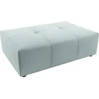 Candy Polsterhocker 3C "Yoshy", blau (hellblau), B:120cm H:41cm T:83cm, 88% Polyester, 12% Polyacryl, Hocker, Polsterhocker, Passend zur Serie Yoshy
