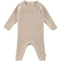 Sterntaler Overall "Strick-Overall", Mädchen, Gr. 86, EURO, beige (natur meliert), Obermaterial: 100% Baumwolle CO., Overalls Overall