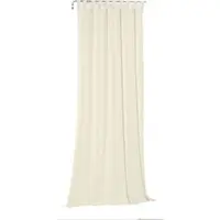 Wirth Vorhang "Newbury", beige (creme), B:130cm H:365cm, Baumwolle, Polyester, Gardinen, Vorhang, nach Maß