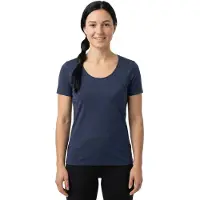Loeffler Women Shirt Short Sleeve Merino Light 130 dark blue (495) 46