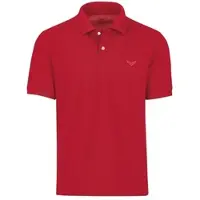 Trigema Poloshirt "Poloshirt DELUXE Piqué", Mädchen, Gr. 152, braun (kirsch), Piqué, 100% Baumwolle, Basic, lang, ohne Ausschnitt, Shirts Poloshirt