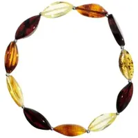 Ostsee-Schmuck Armband "Armband Tasja Armband Tasja", braun (weiß, neutral), Armbänder, Damen, 19cm, Bernstein, Armband