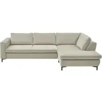 Die Planbar Ecksofa "MP-IN24153, L-Form, Breite 289 cm", beige (cody beige), B:289cm T:197cm, 100% Polyester, Sofas, Ecksofa, wahlweise mit Schlaffunktion und verstellbaren Kopfstützen