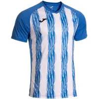 Joma Inter V Kurzarm-t-shirt Blau 12-14 Years Jungen Blau 12-14 Years