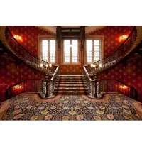 Papermoon Fototapete "Klassische Treppen", bunt, B:2m L:1,49m, Vlies, Tapeten, Fototapete