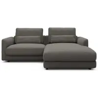 Tenksom Ecksofa "Polsterecke, L-Form, Eckcouch, mit Federkern, inkl. Kissen", braun, B:225cm H:68cm T:171cm, Sofas, Ecksofa, legerer Sitzkomfort zum Entspannen und Verweilen
