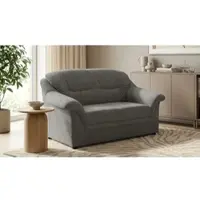 Otto Home 2-Sitzer "Nyborrg 146 cm breit, pflegeleicht, formschön, stabil", grau (dunkelgrau), B:146cm H:84cm T:82cm, 100% Polyester, Sofas, 2-Sitzer, aus pflegeleichtem, weichem Luxus-Microfaser