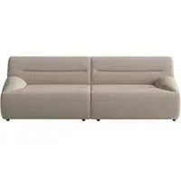 Sit&More Big-Sofa SIT & MORE "Scrabble", beige (taupe), B:260cm H:80cm T:100cm, 95% Polyester, 9% Polyamid, Sofas, Big-Sofa, Modernes Design in verschiedenen Stoffarten