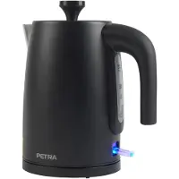 Petra Elektrischer Wasserkocher in Schwarz 3000 W , 1,7 l