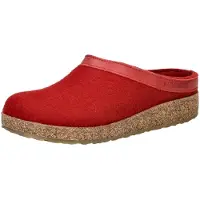 Iesse Schuh Haflinger Uni Hausschuh Grizzly Torben EUR 46 rot