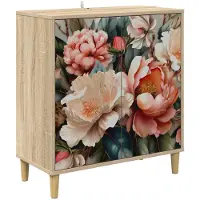 vidaXL Sideboard BORNE Sonoma 69 x 33 x 75 cm Holzwerkstoff
