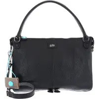 Gabs Leder Schultertasche Umhängetasche Edgy Shoulder Bag Nero schwarz
