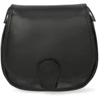 Gave Lux Umhängetasche Damen Model Echtes Sauvage-Leder Italy Black B UNICA 19.2x17.2x6.2 cm
