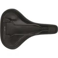 Ergon ST Gel Men, Fahrradsattel, Stadt, Männer, Schwarz, Einfarbig, Nylon