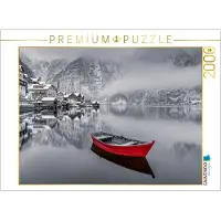 CALVENDO Puzzle Hallstadt: Stilvoll durch den ganzen Winter | 2000 Teile, fertige Größe: 90 x 67 cm | Fotopuzzle für entspannte Stunden