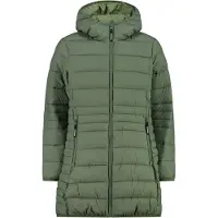 CMP - Girl's Down Coat Fix Hood Taffeta - Mantel Gr 140 oliv