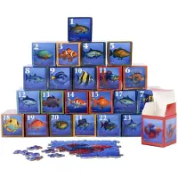 Sonstiges Adventskalender 24 Mini-Puzzles Fische 1000 Teile