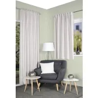 Home wohnideen Vorhang "ESKAMIO, 1 Stück, blickdicht, Leinenstruktur" Gr. 1, beige (creme), B:135cm H:145cm, Polyester, Gardinen, Vorhang, Thermo, Blickdicht, Leinenstruktur, Überbreite