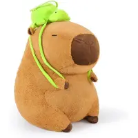 OEM Capybara Plüschtier XXL 90 cm, Kawaii Kuschelkissen