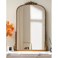 OEM Boogspiegel 100x72 cm, Gold, Barock Vintage