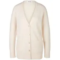 Peter Hahn Strickjacke aus Schurwolle und Kaschmir weiss, 48