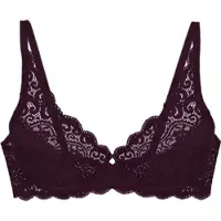 Triumph Bügel-BH "Amourette W", Damen, Gr. 85, Cup G, claret, Spitze, Obermaterial: 62% Polyamid, 24% Elasthan, 8% Lyocell, 6% Polyester, BHs Bügel-BH, Stretch-Spitze