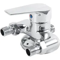 Merkloos Mischbatterie aus langlebigem Kupfer/Kunststoff - Duscharmatur - Waschbecken - Badezimmer - Ergonomischer Griff - Kratzfeste Oberfläche - Wasserhahn