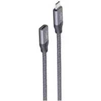 Shiverpeaks Basic-S, 1,5 m, USB C, USB C, USB 3.2 Gen 2 (3.1 Gen 2), 10 Gbit/s, Grau