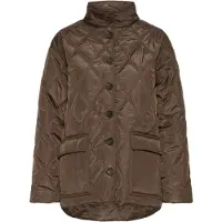 Fransa Steppjacke "Damen Gefütterte Jacke FRAGATE", Damen, Gr. XS, braun (rain drum), Obermaterial: 100% Polyester PES., Jacken Steppjacke