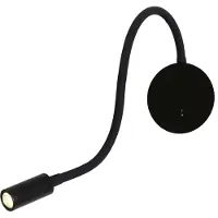 Milagro Senise 1xLED schwarze Wandleuchte LP-2021/1W BK Light Prestige