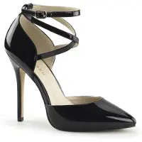 Pleaser AMUSE-25 Damen Pumps von , Schwarz , EU 38, US 8