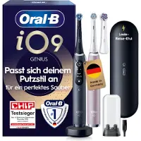 Oral-B - Elektrische Zahnbürste 'iO 9 + 2. Handstück & Lade-Reiseetui' 1 St