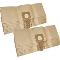VHBW 20x Staubbeutel kompatibel mit Privileg Quelle 067 972 / 067972, 549 470 / 549470 Staubsauger - 20 l Füllvolumen 34cm x 23,7cm Sandfarben