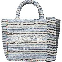 Marc Ellis Handtasche Damen Fast Polyester mit Reißverschluss Bianco UNICA 26x23x14 cm BUBY S INDY 26