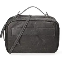 Gave Lux Handtasche Echtes Leder Blau Vintage Abnehmbare Schulterriemen Blu UNIQUE 29x20x9 cm