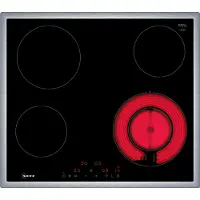 NEFF Elektro-Kochfeld "T16SDF9R0", schwarz, B:58,3cm H:4,8cm T:51,3cm, Kochfelder, Einfache Touch-Bedienung & Powerstufe für schnelle Hitze, Elektro-Kochfeld