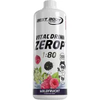 Best Body Nutrition Vital Drink Zero - Waldfrüchte - 1000 ml Flasche (mit Süßungsmitteln)