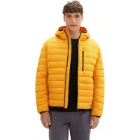 Tom Tailor Denim Herren Lightweight Steppjacke mit Kapuze,35659 - Classic orange