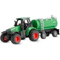 Amewi Traktor aus Metall mit Tankanhänger 1:64 RTR grün